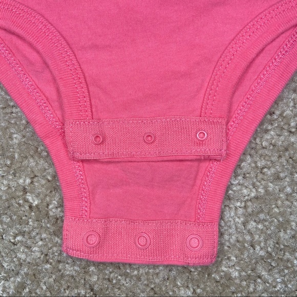 Nike Pink Long Sleeve Bodysuit 3M - Picture 2 of 4